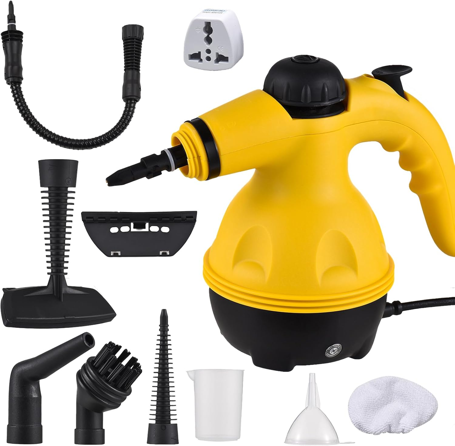 Pressurized Handheld Steam Cleaner, Multipurpose Portable Steam Cleaning for Cleaning, Car, Bathroom, Shower, Upholstery, Grout, Window, Grime, Grease image number 4