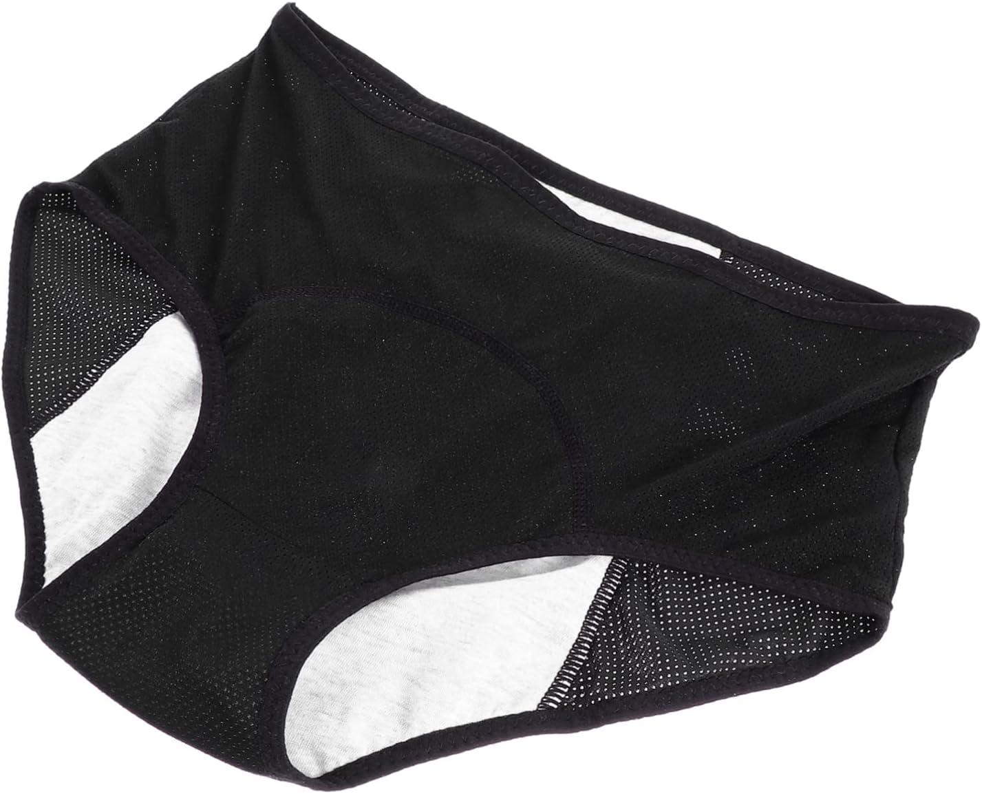 Healvian Female Menstrual Underpants Menstruation Pants Breathable Reusable Women Underwear Black image number 4