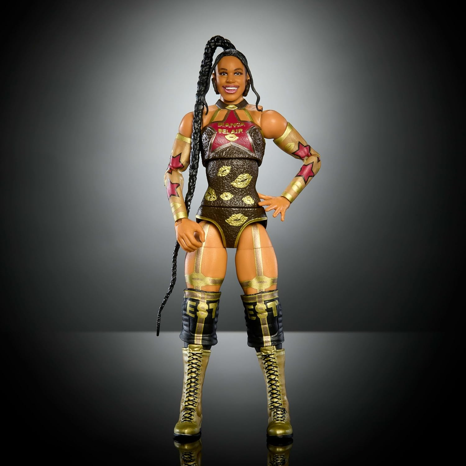 WWE Mattel Wrestlemania Elite Collection Bianca Belair Action Figure image number 2