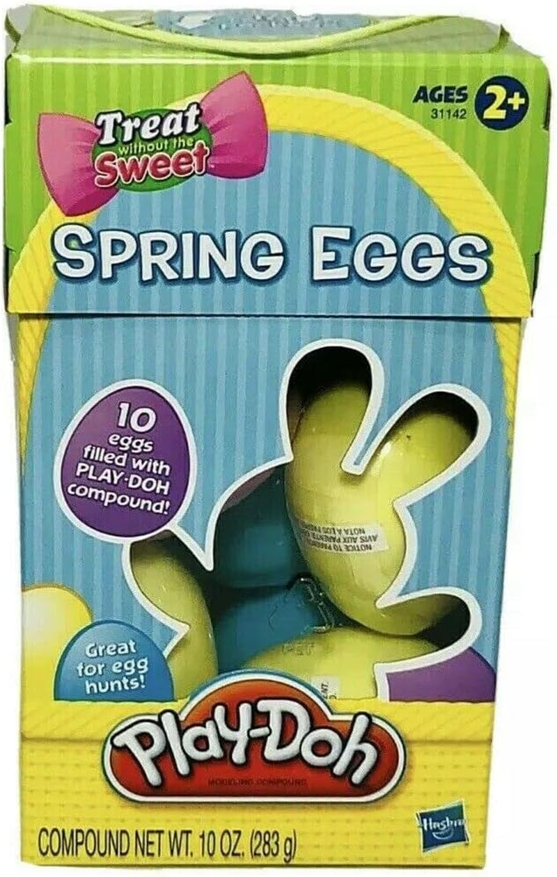 Modeling Clay Filled Easter Eggs - 10 Pack of Colorful Springtime Activity - Mold the Dough Compound with Imagination - Perfect for Easter Baskets and Party Favors - Endless Fun for Kids - Ages 2 Plus image number 3