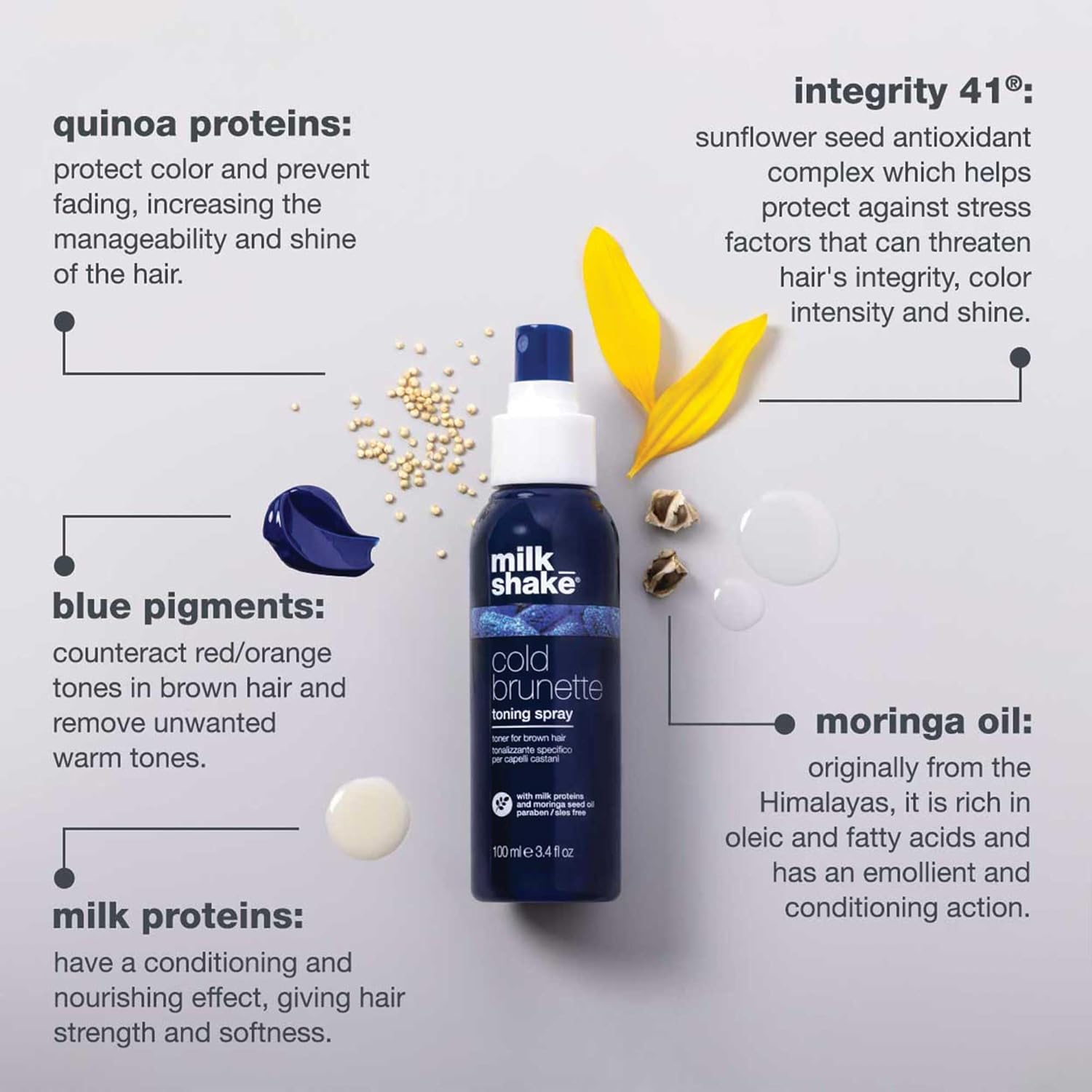 Milk_Shake Cold Brunette Toning Spray 100 Ml image number 3