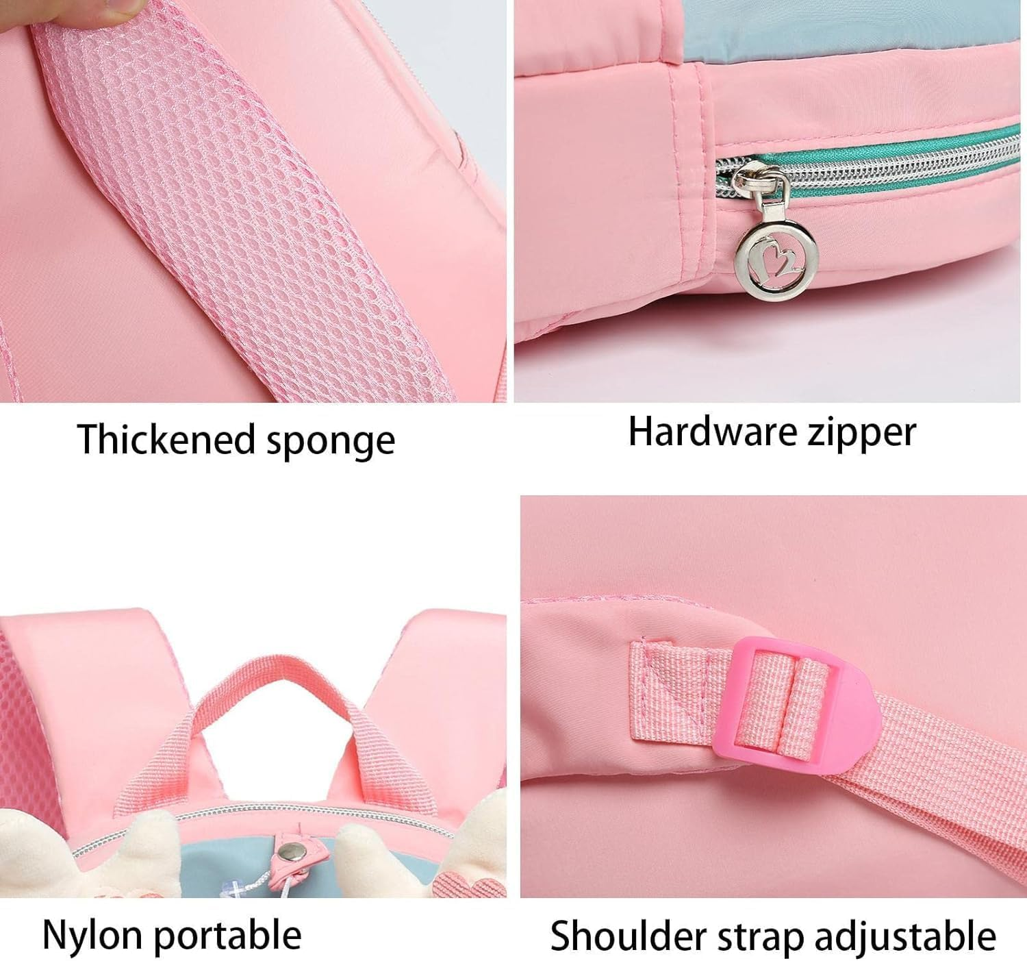 Cute Toddler Backpack - Detachable Reindeer Doll Toddler Backpack | Preschool Shoulder Bag Student Travel Bag for Girls Kids