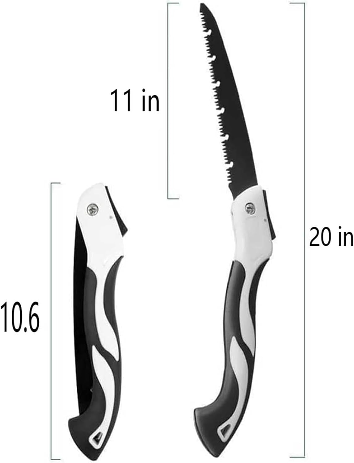 KCTOAMZ Folding Saw,Pruning Hand Saw with Wood,Metal and PVC Blade,Hand Folding Saw Camping Wood Tree Saw,11 Inch Folding Saw,For Garden,Camping or Other Outdoor Activities image number 1