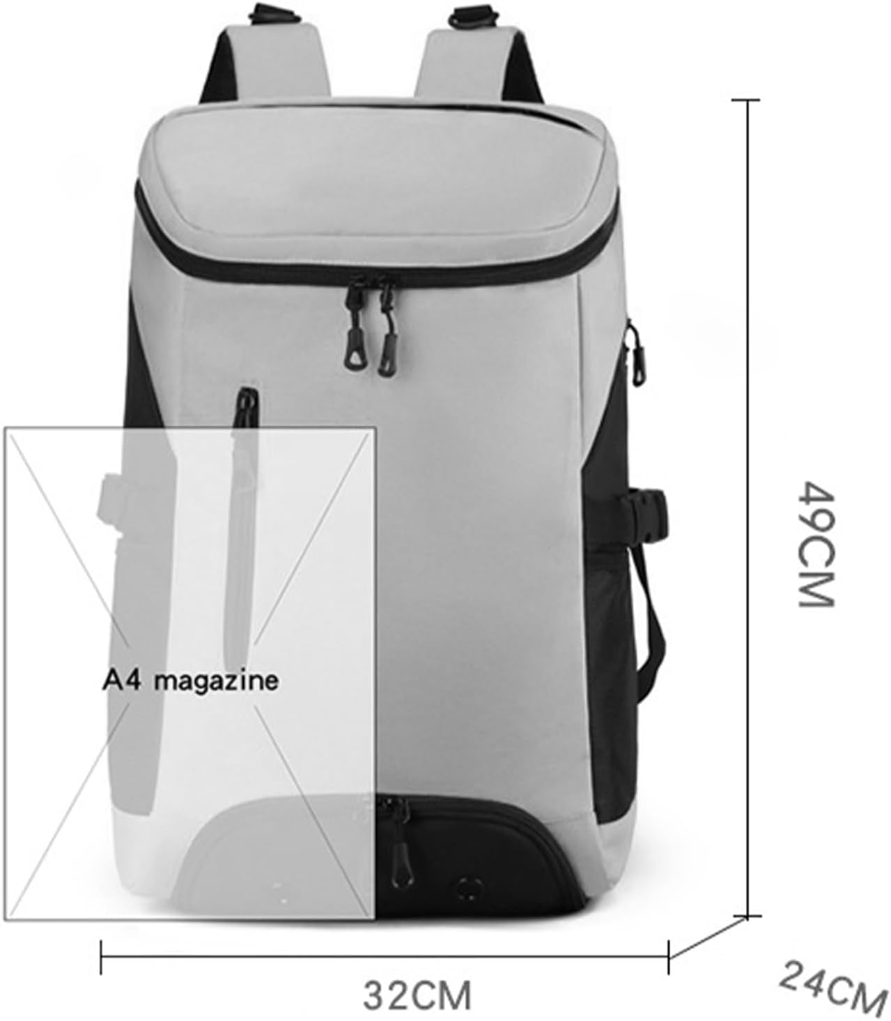 2-In-1 Tennis Bag with Shoe Compartment & Laptop Sleeve - Water Resistant Sports Bag for Men & Women, Large Tennis Racket Bag with Ventilated Pocket, Gym & Travel Backpack - Blue image number 4