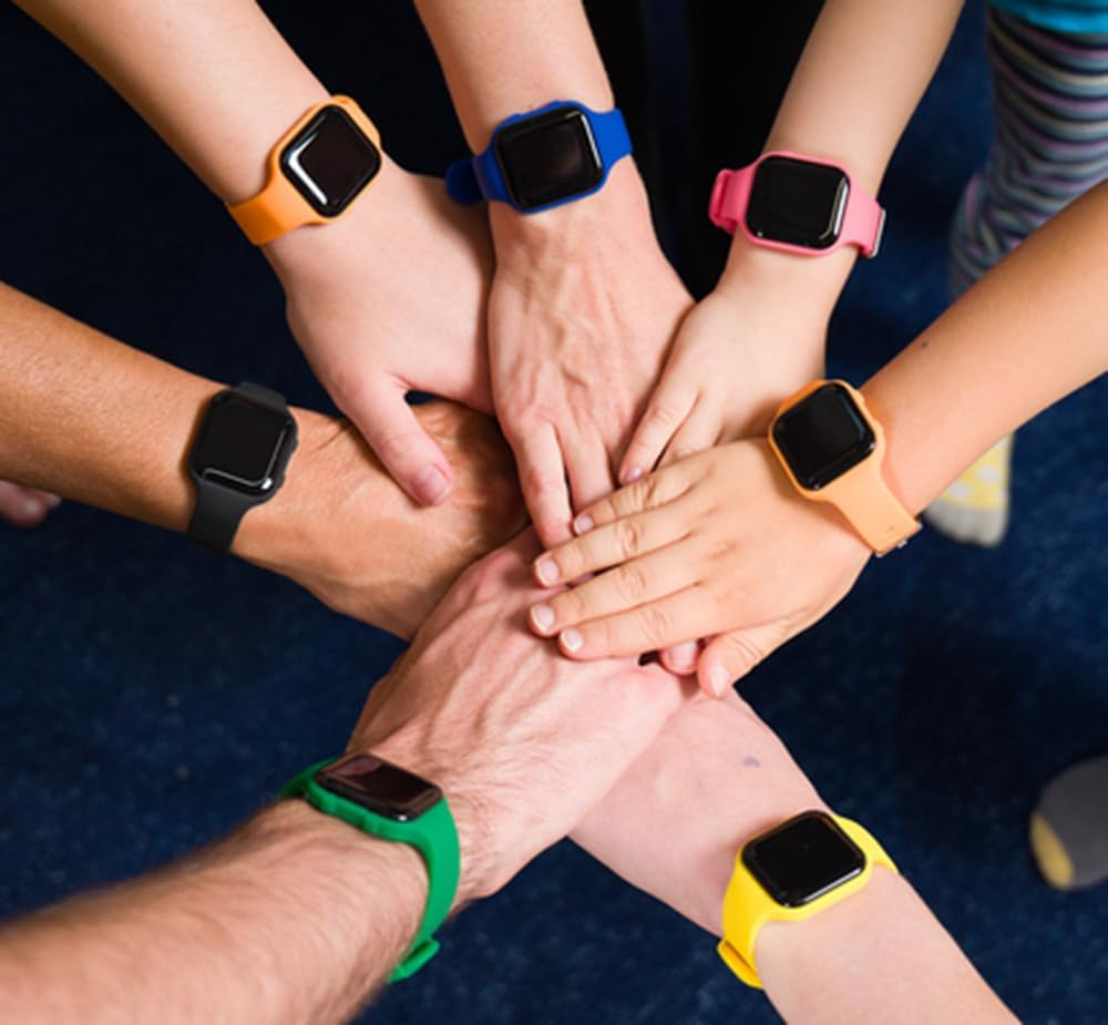 Vibrating Alarm Watch, Potty Training Watch Water Resistant Medical Reminder Watch with Timer - Light Green image number 2