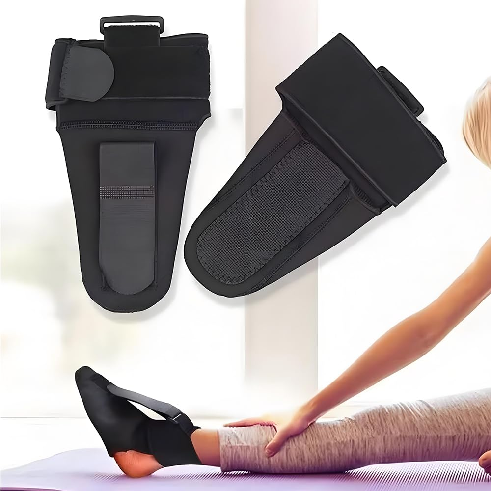 Plantar Fasciitis Night Splint Sock: for Foot Support, Sleep & Recovery - Right or Left Foot for Achilles Tendonitis Drop Foot，Supportive Foot Brace for Pain Relief, Stretching Boot for Sleep and Recovery (S) image number 3