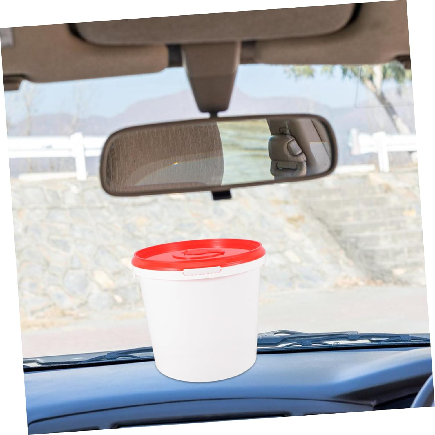 Bathroom Wipes Bucket Diapers Wipe Dispenser Bucket Reusable Holder for Travel image number 1