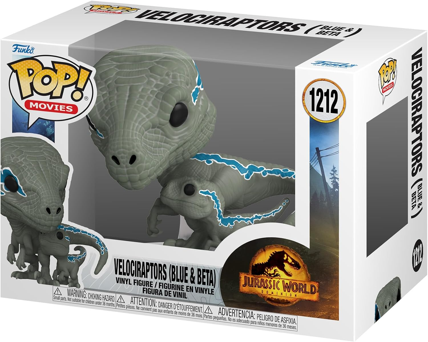 FUNKO POP! MOVIES: Jurassic World Dominion - Velociraptor (Blue & Beta) image number 5