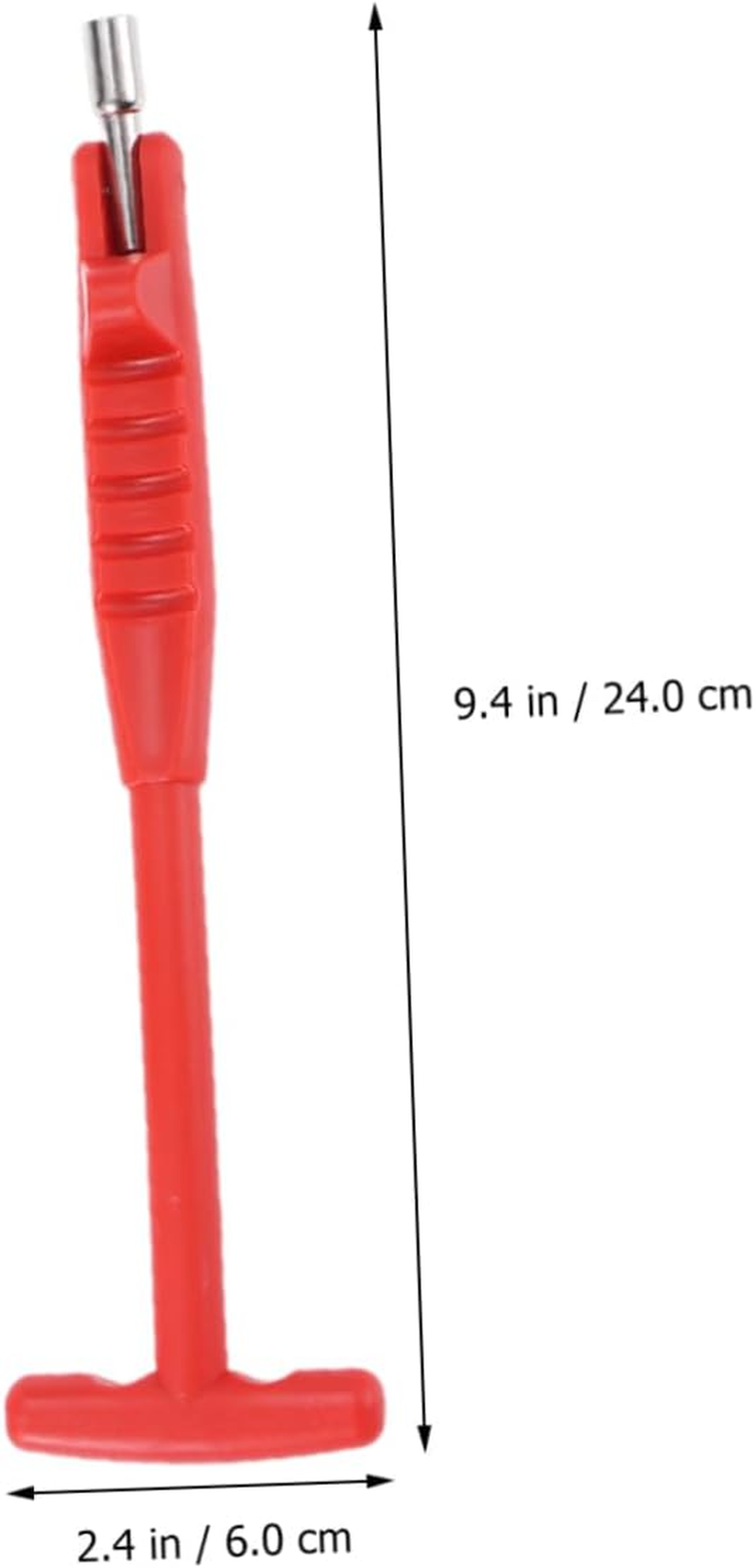 Beatifufu Valve Tool Kit for Automotive Tyre Mouth Repair Tool Plastic Handle Nonslip Steel Shaft Easy Installation Removal image number 3