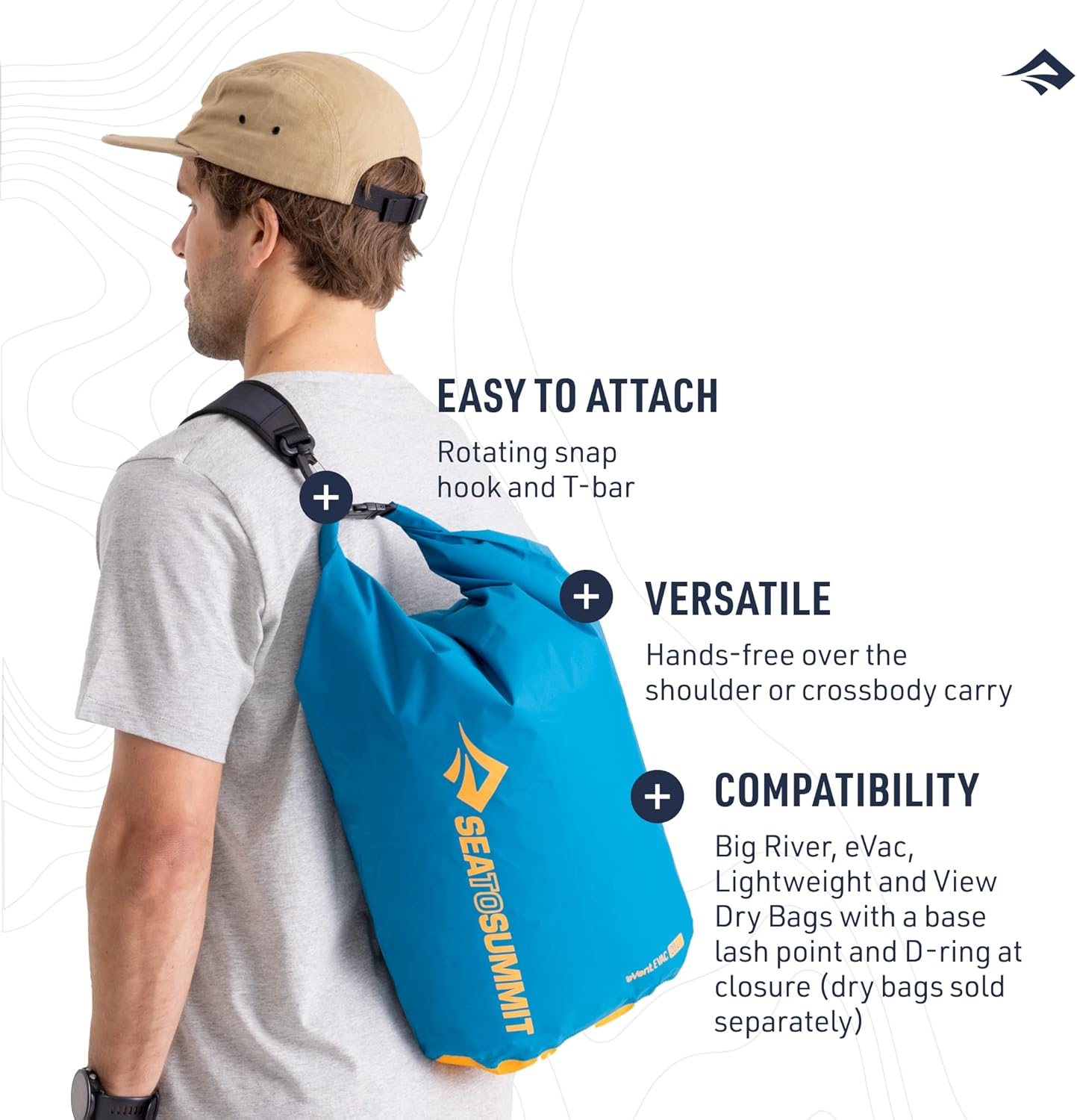 Sea to Summit Sling Dry Bag, Jet Black, Regular image number 6