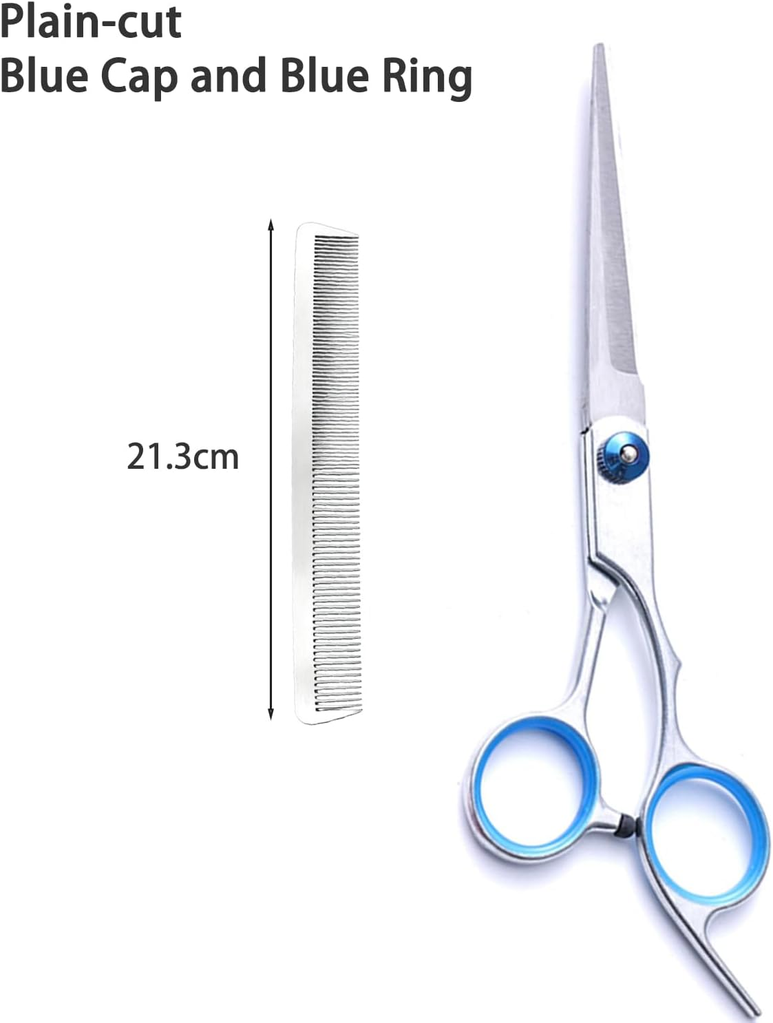CTOUUGRS Professional Hair Cutting Scissors 17Cm Razor Edge Barber Shears Premium Stainless Steel Right Hand Salon Hairdressing Scissors Includes Free Stainless Steel Comb image number 3
