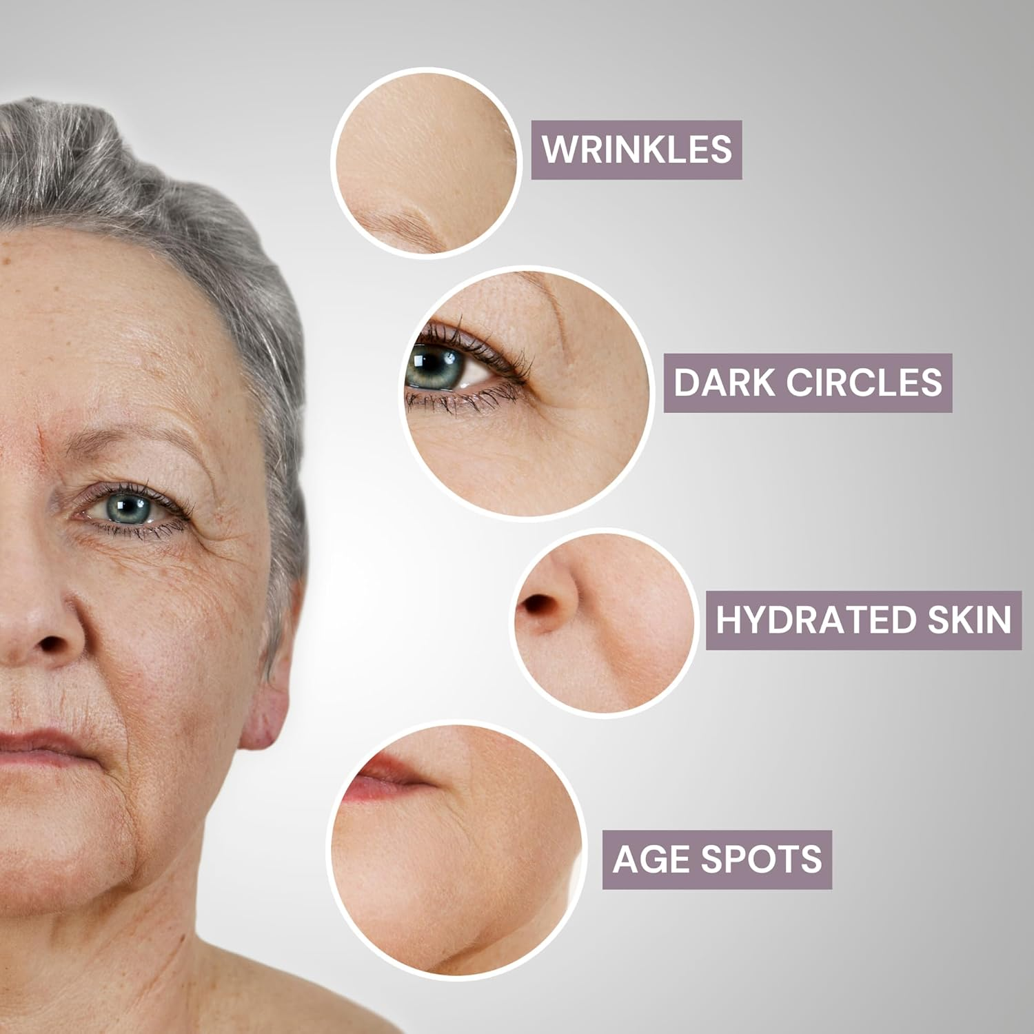 Ammuri Anti-Ageing Face Serum with Peptide, Matrixyl 3000, Hyaluronic Acid & Vitamin C - Triple Combination for Skin Care, Face Care, Acne Treatment - 30Ml Bottle image number 3