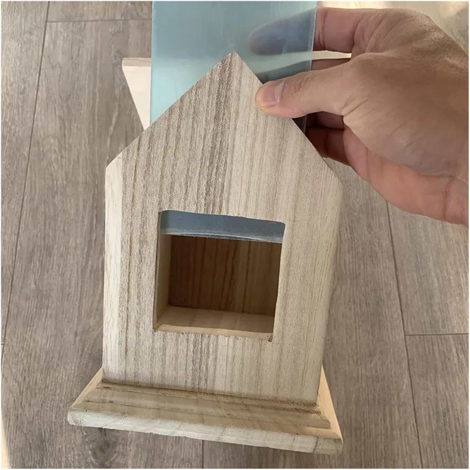 Pet Wood Memorial Urn Ashes,Photo Frame Keepsake Box Cats Dogs,Funerary Caskets Beautiful Memories image number 1