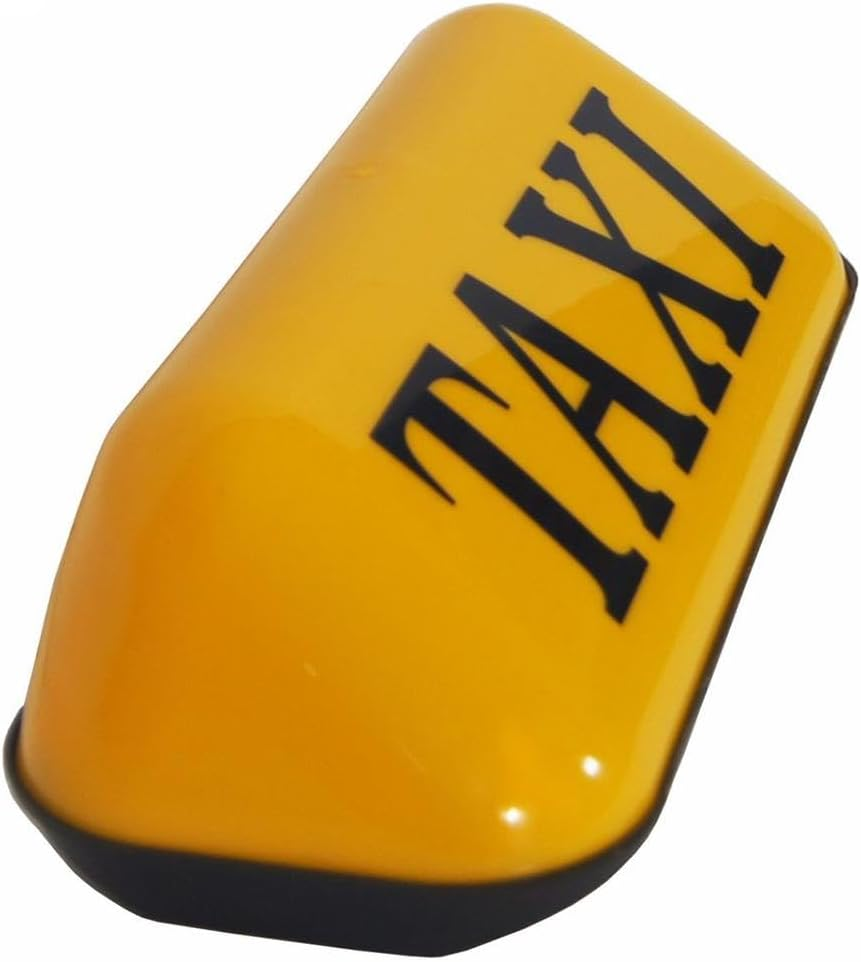 Taxi Magnetic Sign - Taxi Advertising Sign, Taxi Dome Light | Vintage Taxi Roof Sign with LED Lights, High Visibility Car Taxi Roof Lamp Sign, Portable Taxi Light, 12V Car Roof Lamp for Safe Fa image number 4