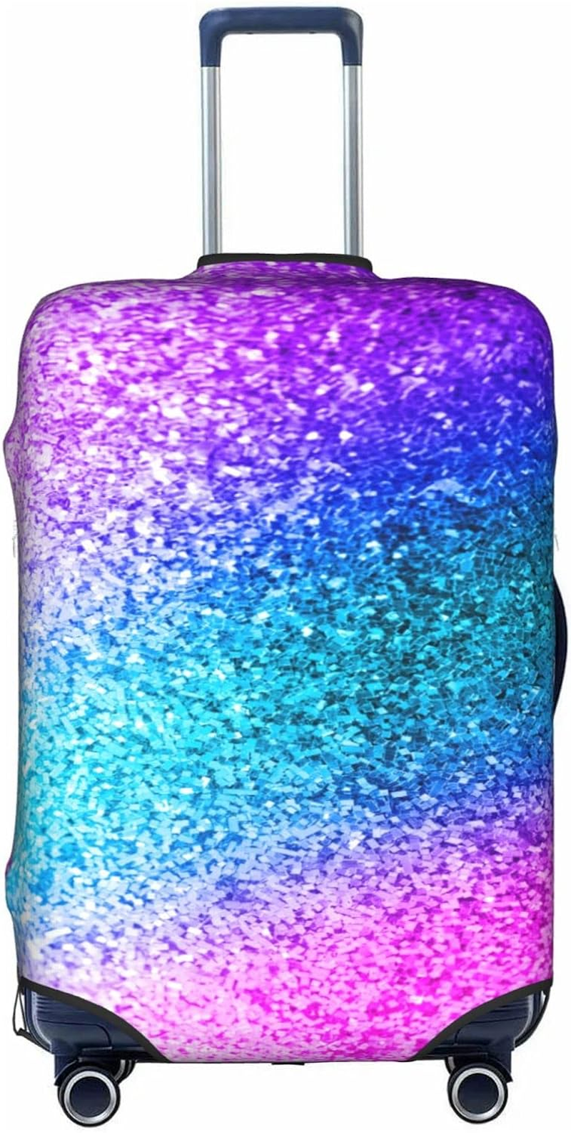 Glitter Sequin Spot Luggage Cover Anti-Scratch Suitcase Protector Fits 18-32 Inch Luggage image number 2
