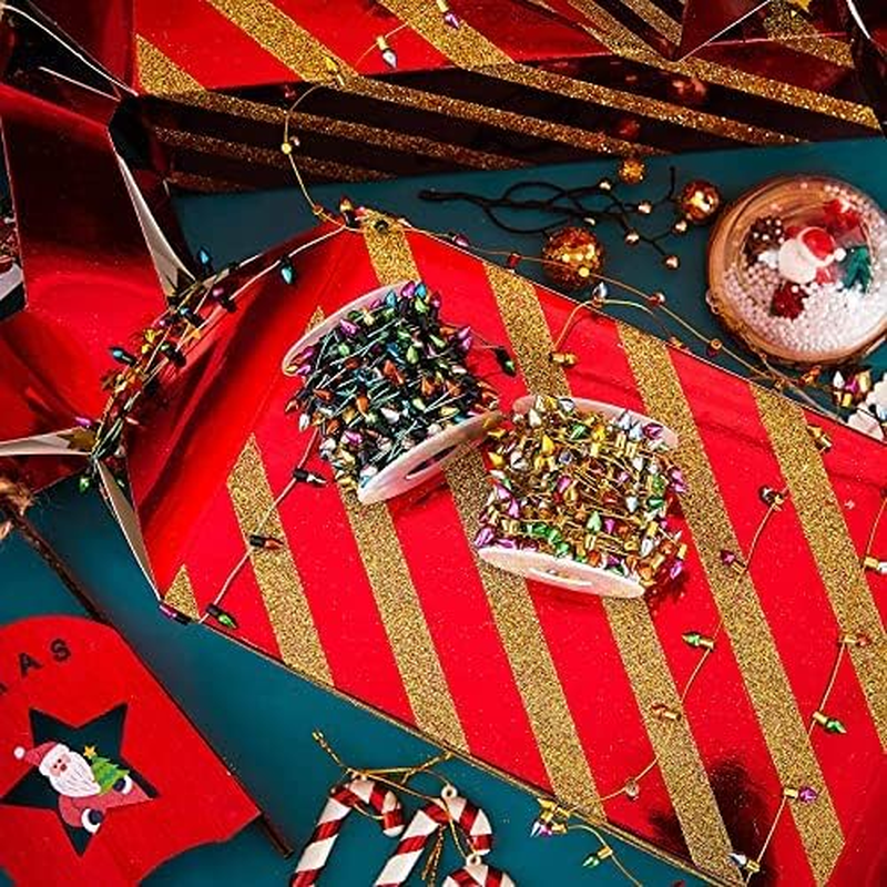 Dollhouse Christmas Decorations - Fake Light String for Crafts & Furniture Accessories - 32.8 Feet