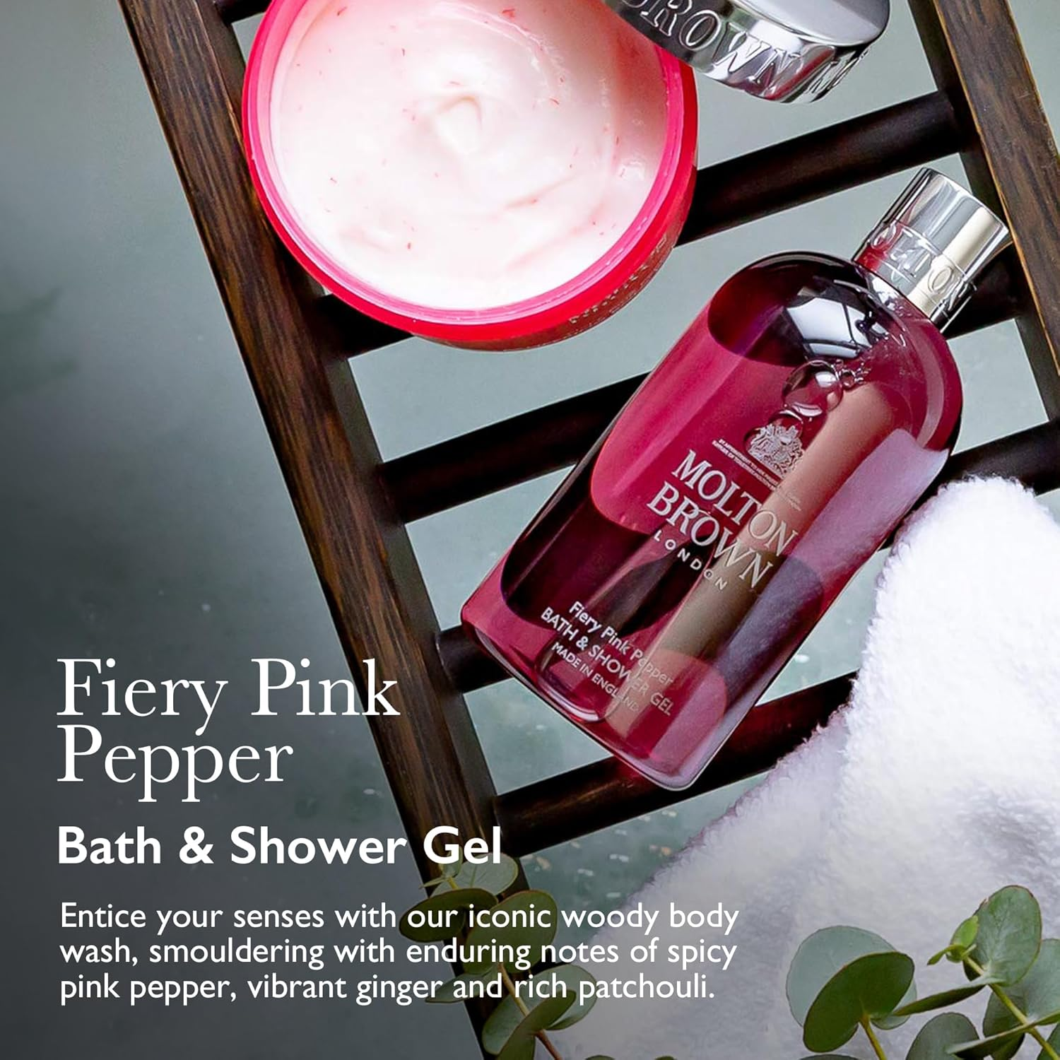 Molton Brown Fiery Pink Pepper Bath & Shower Gel 300Ml image number 4