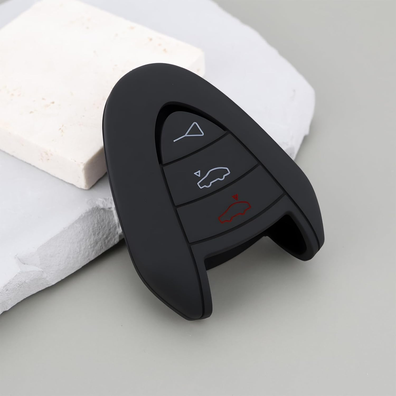 SING F LTD 2Pcs Car Key Silicone Case Compatible with Porsche 911 997 987 Boxster Cayman image number 3