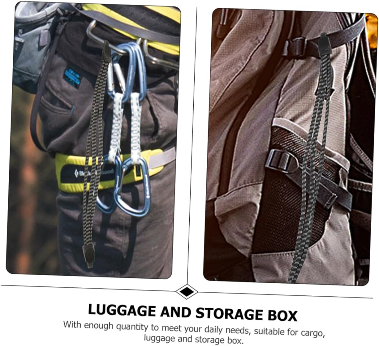 2Pcs Practical Luggage Strapping for Suitcases Luggage Packing Straps Straps Outdoor Bands image number 1