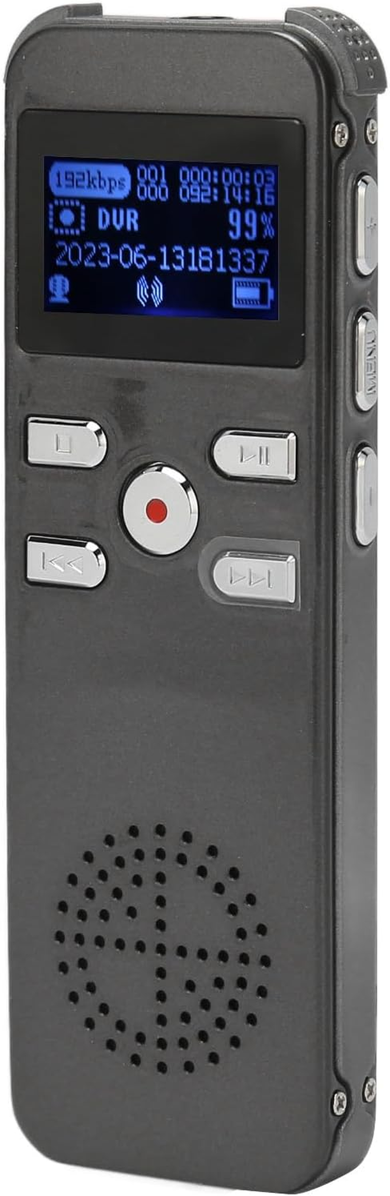 Digital Voice Recorder, Noise Reduction Voice Activated Recorder with Playback, MP3 Player Portable Audio Recorder Dictaphone for Lectures Meetings (16G) image number 1