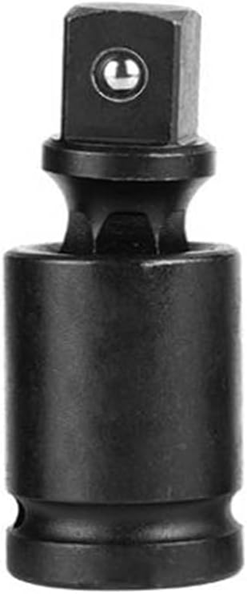 Tophomer (3/4'' Drive) Swivel Impact Socket Set, 1Pc Universal Joint with Ball Spring Design, 1/4, 3/8, 1/2-Inch Drive, Impact Socket Adapter image number 2