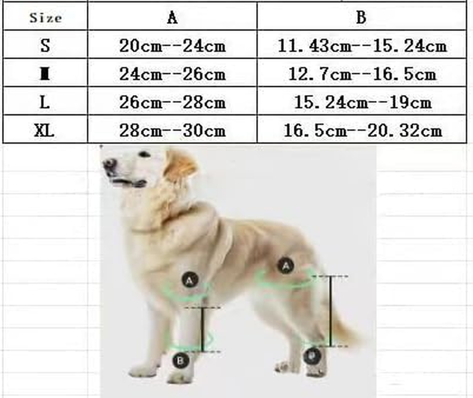 New Dog Knee Brace Ligament Tear Protection Rehabilitation Belt with Ten Bones (Black, L) image number 2