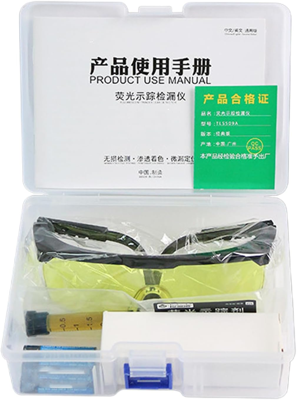 Leak Detector HVAC - Detection Tool for Air Conditioner | Portable Air Conditioner Leak Detector with Glow-In-The-Dark for Home, Automotive, Vehicle