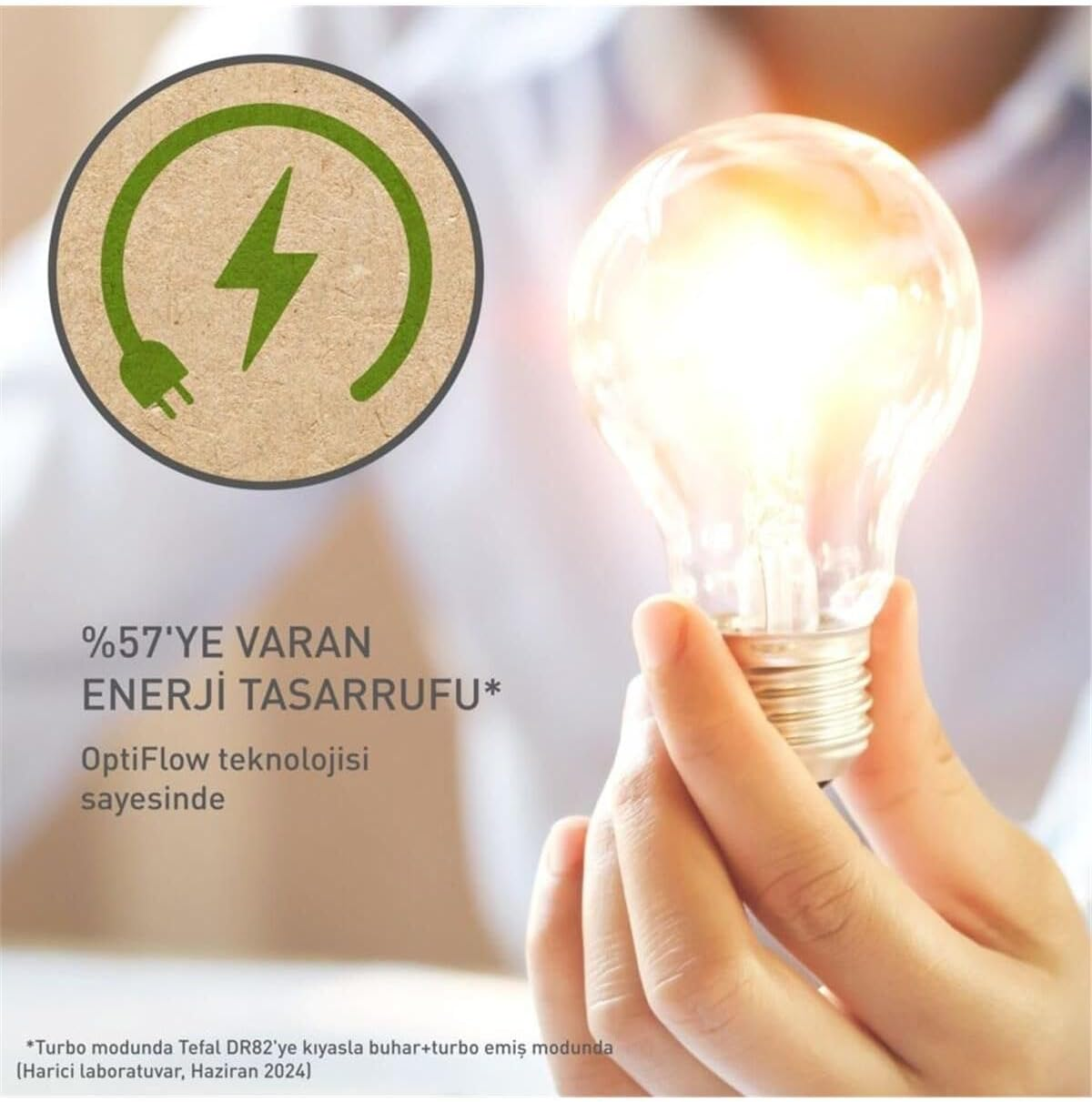 Tefal Aero Steam DT9810F0 Ceramic Soleplate Steam Straightener, 20 G/Min Steam Performance, 100 Ml Removable Water Tank, Noise Level of 84 Db(A), 3 Modes, 1400 Watt, Blue/Green - Blue/Green image number 2