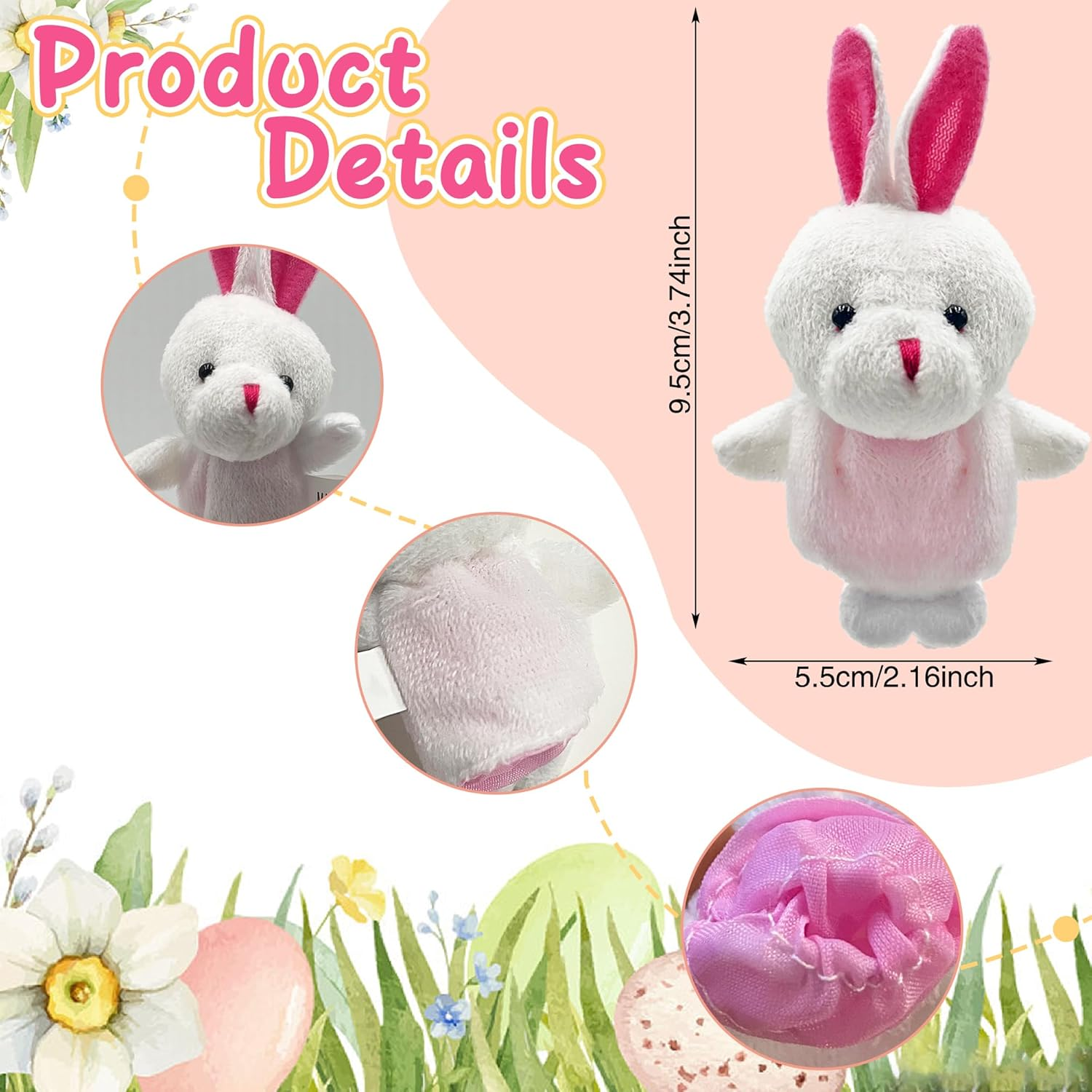 XIPEGPA Finger Puppets Set Mini Stuffed Animals Finger Puppet Toys for Storytelling Playing Teaching Shows Playtime Schools Birthday Party Gift Favor Supplies - Farm Animal image number 3