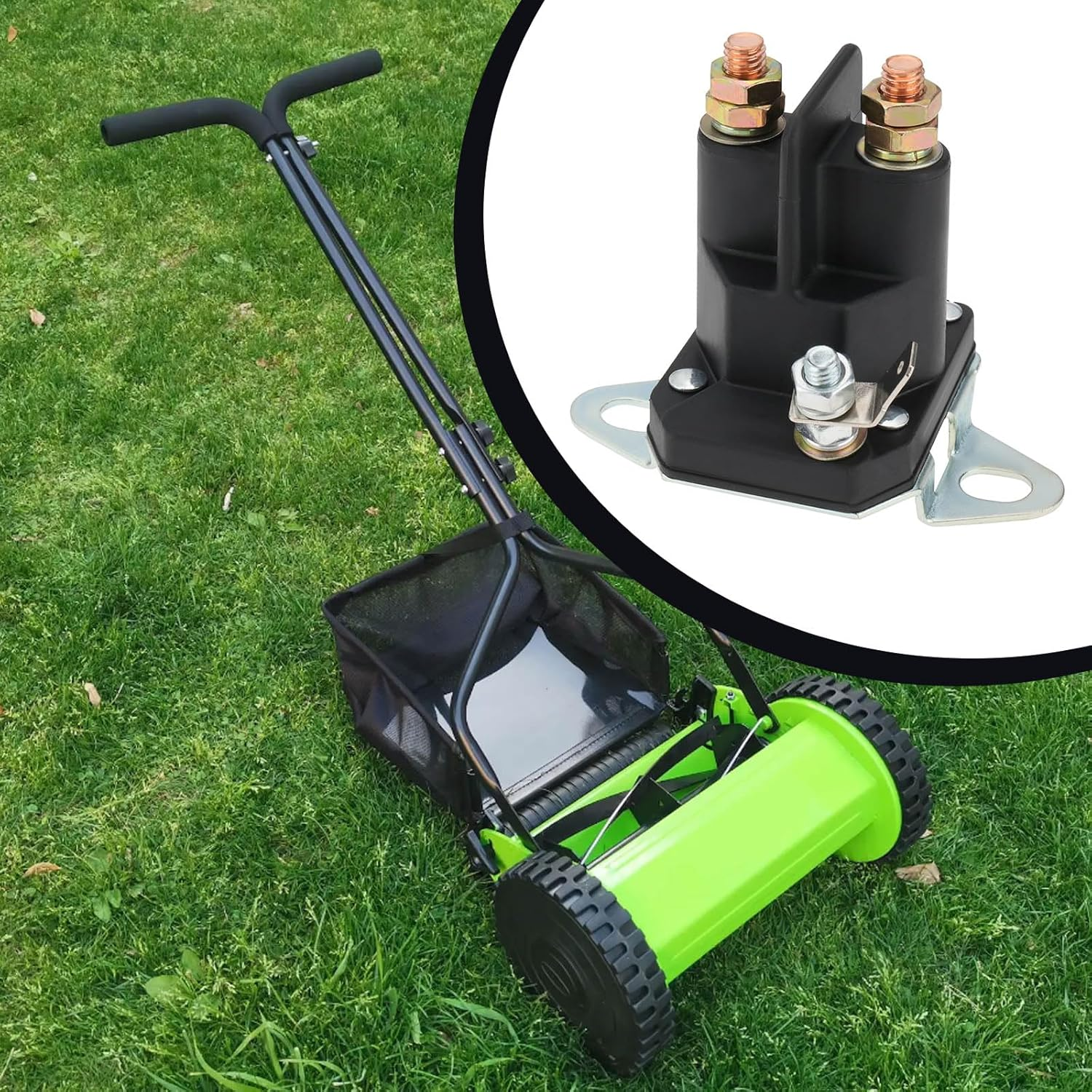 SING F LTD 1PC Lawn Mower Starter Solenoid Compatible with Westwood Compatible with Countax 1530 834-1221-210 12V 3 Pole Solenoid Motor Solenoid image number 5