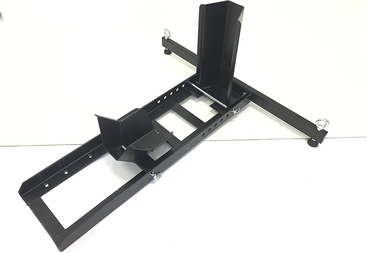 Maxxhaul 70271 Adjustable Motorcycle Wheel Chock Stand Heavy Duty 1800Lb Weight Capacity image number 4