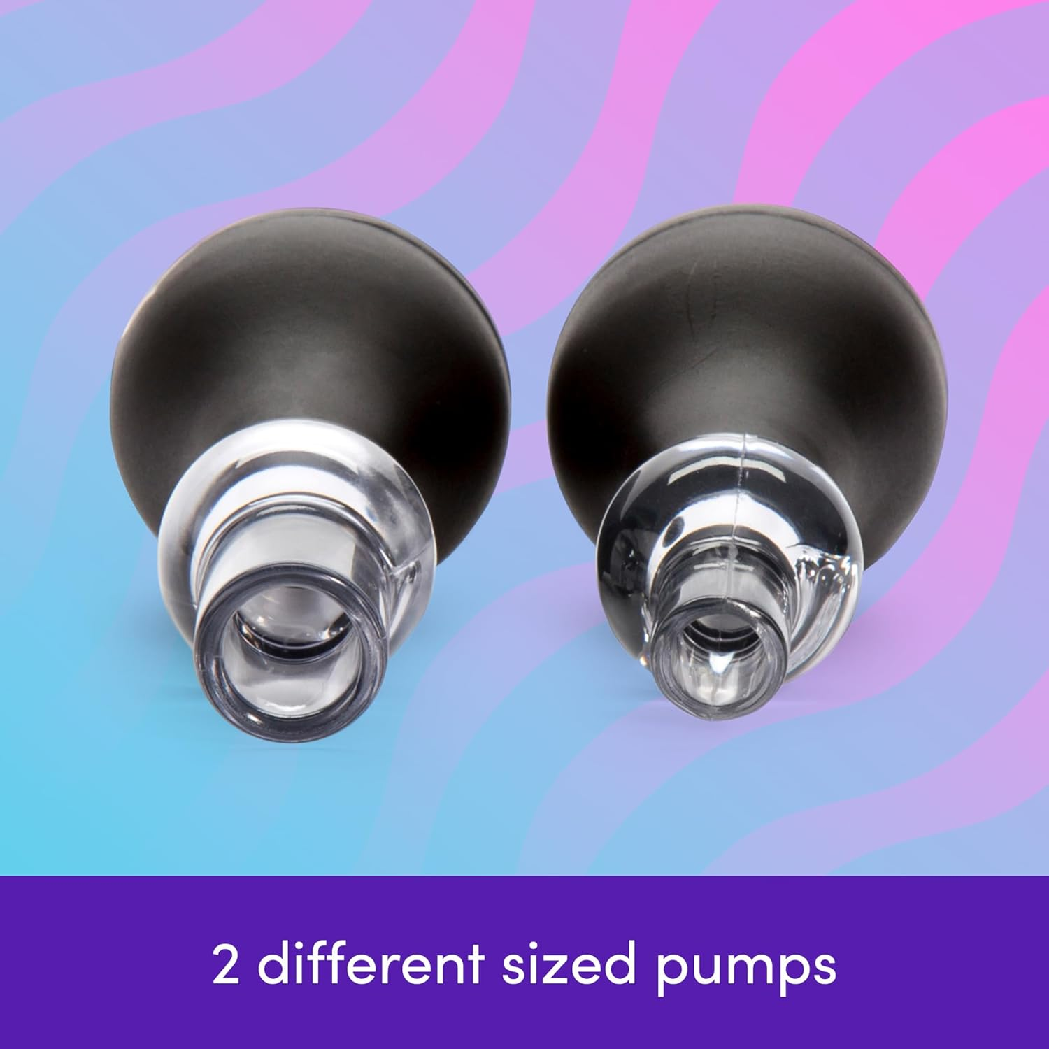 Lovehoney Nipple Suckers Pump Set | Nipple Suction Tool with Stretchy Rings | Beginner Sex Toy Gifts for Women | Vacuum Cupping Breast Stimulator for Increased Sensitivity | Couples Sex Toys | Black image number 4