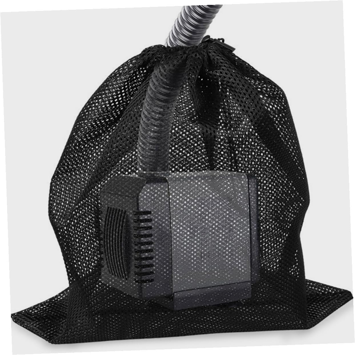 Large Filter Bag with Drawstring for Pump Protection Polyester Mesh Media Bag for Outdoor Ponds and Aquariums Reusable Water Pump Filter Mesh Strainer for Swim Water Filtration image number 1