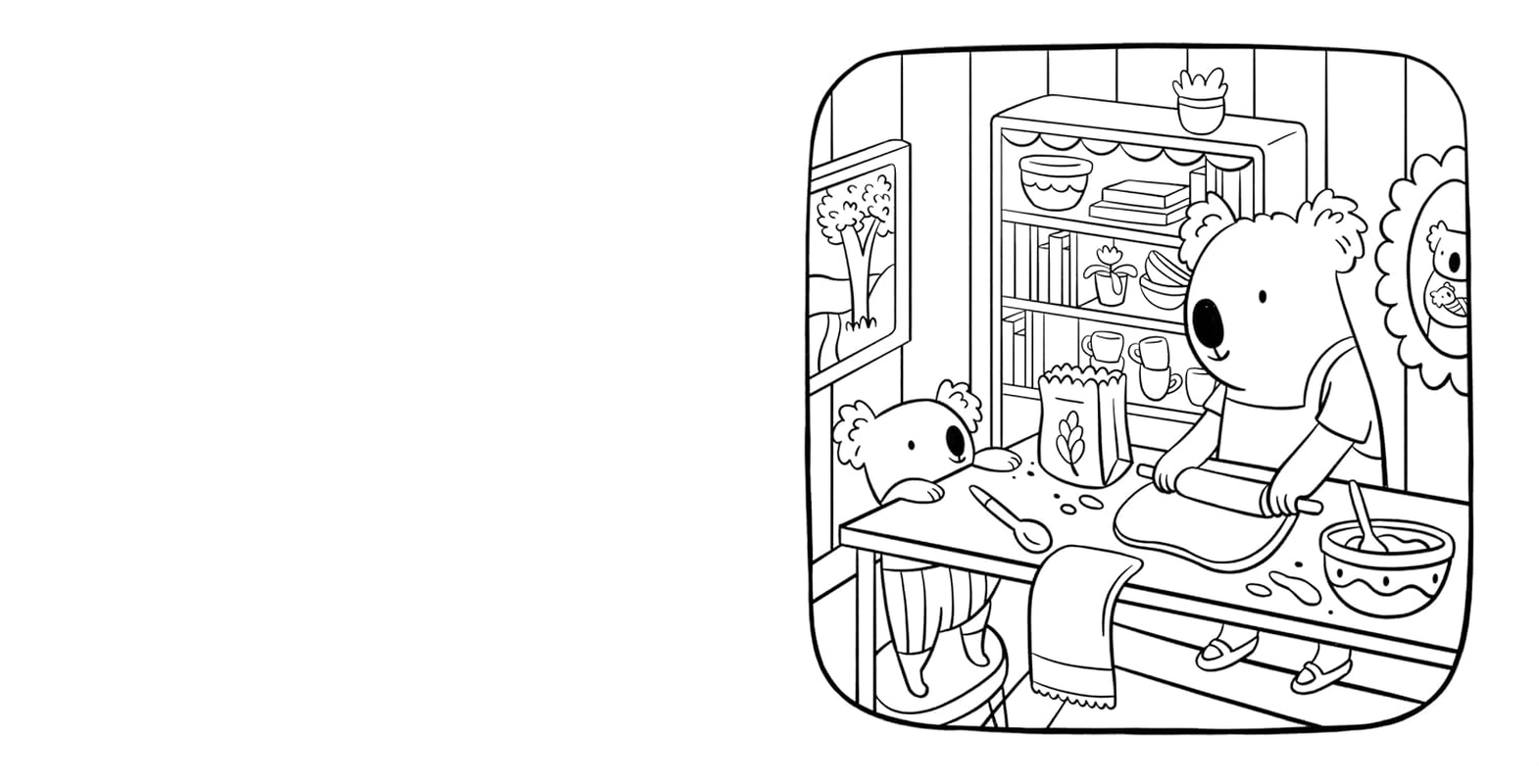 Aussie Cosy Baking: a Sweet and Happy Australian Colouring Book