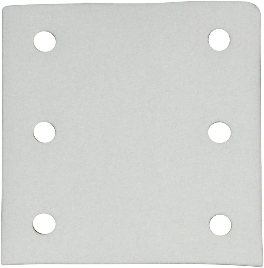 Makita A-52489 Magic Sanding Paper 180, 4.5 X 4.0 Inches (114 X 102 Mm), White, Square (10 Pack) image number 4