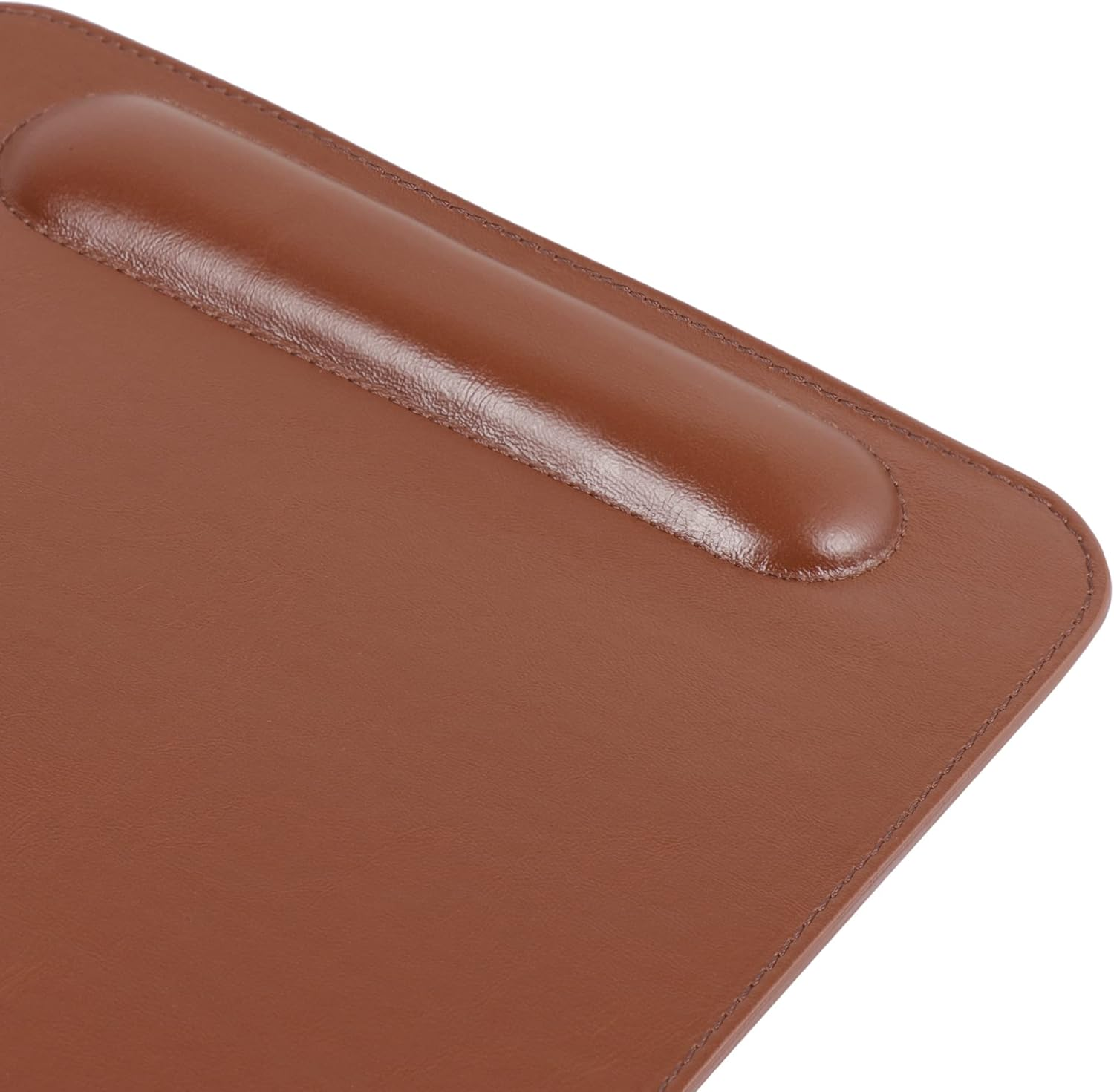 Londo Leather Mousepad with Wrist Rest (Light Brown) image number 5