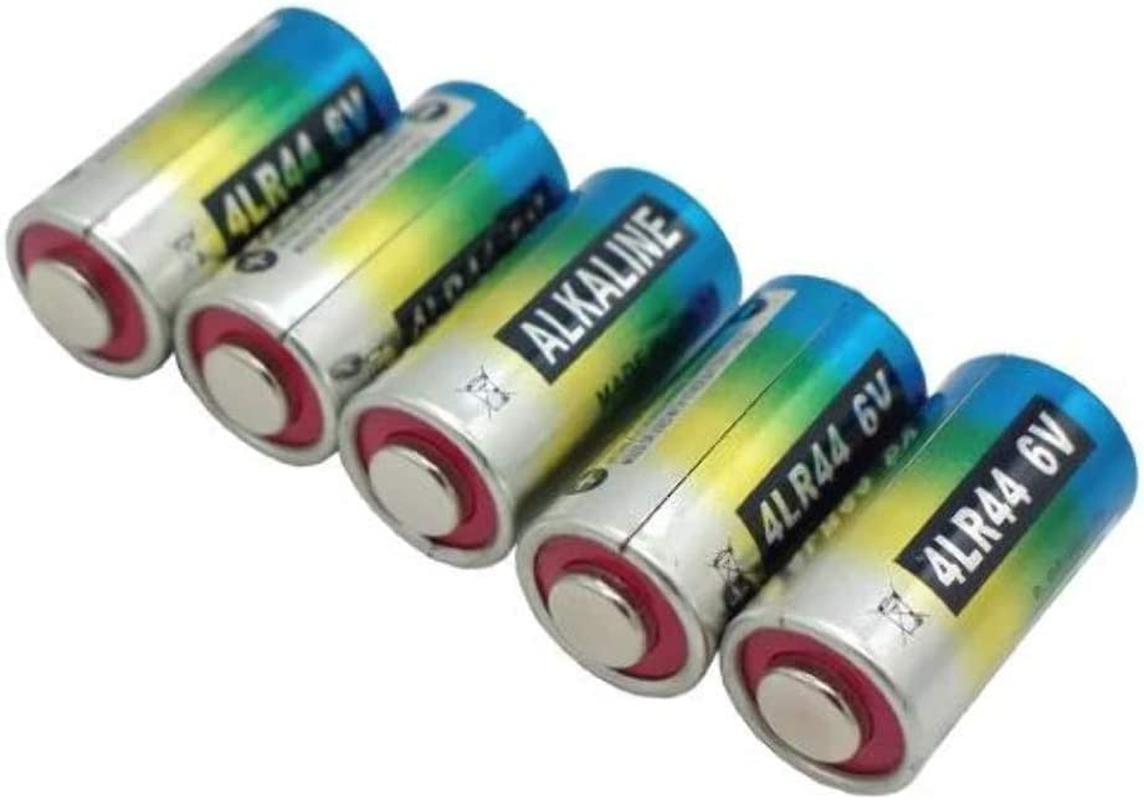 5 Batteries [HIGH Capacity] 4LR44 6V Battery Citronella Bark Dog Collar/Cameras L1325 PX28A 28A A544 V34PX 476A