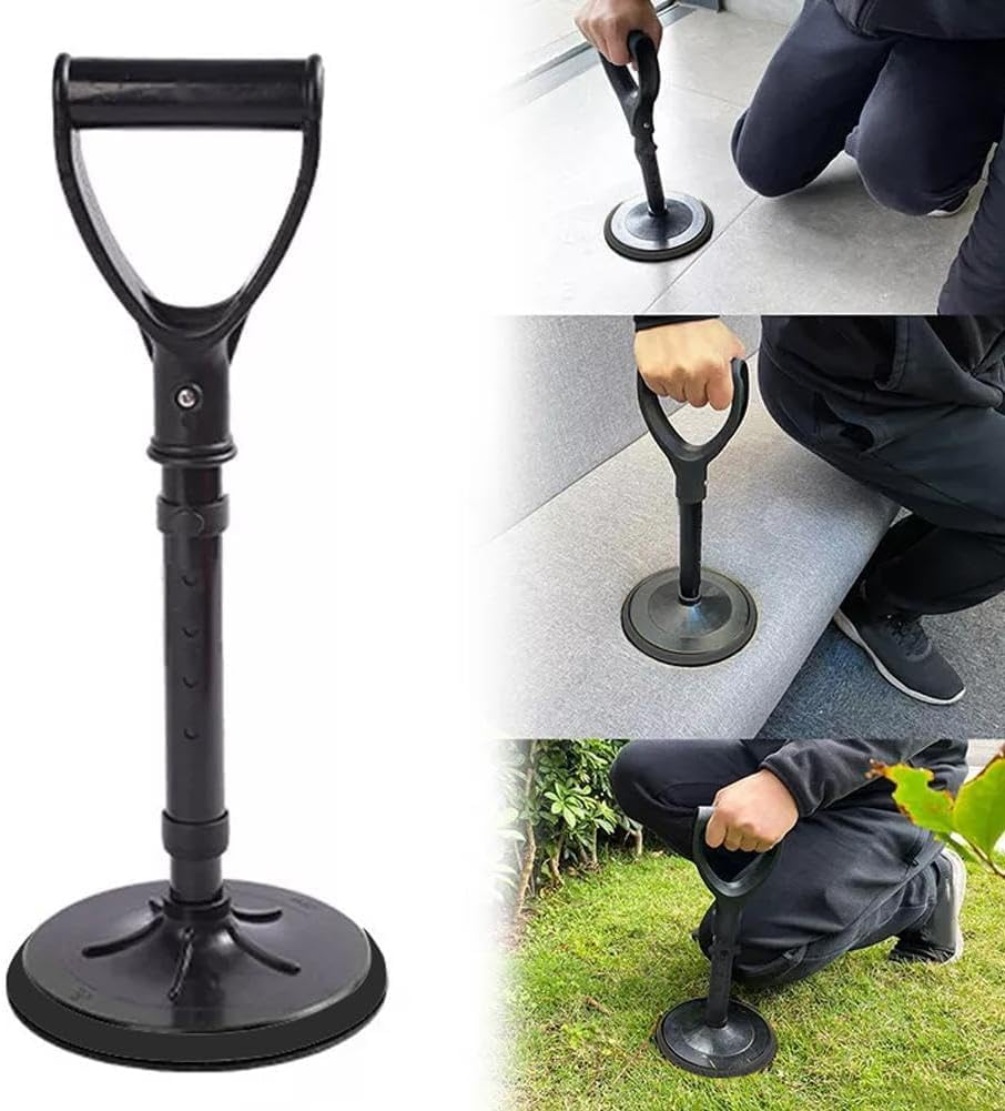 Mobility Aids Tool Adjustable Standing Assist Devices,Help Seniors Get up from Floor/Ground,Adjustable Standing Assist Supports Equipment,Elderly Lift Assist Devices for Old People (Black)