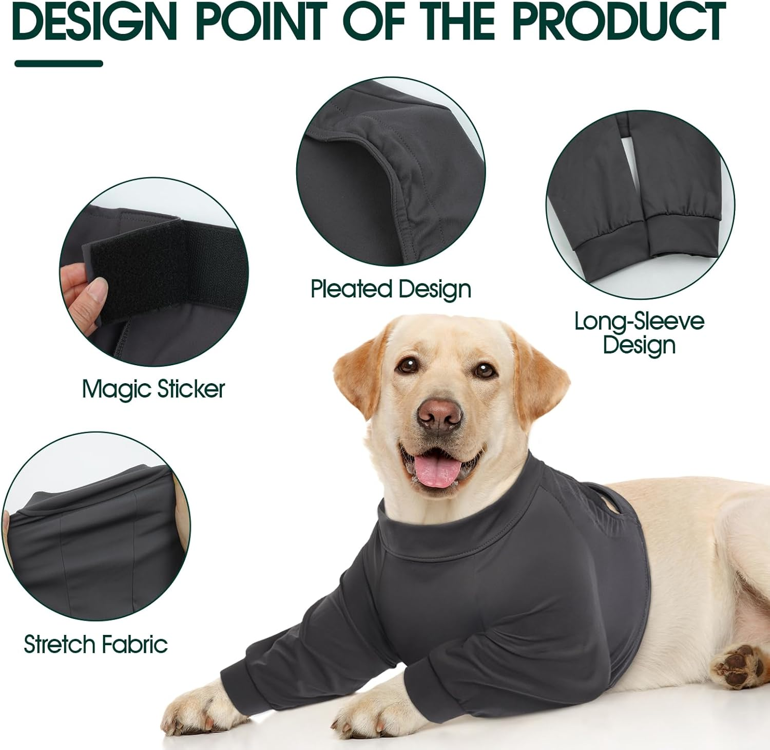 Kuoser Dog Bodysuit after Surgery image number 6