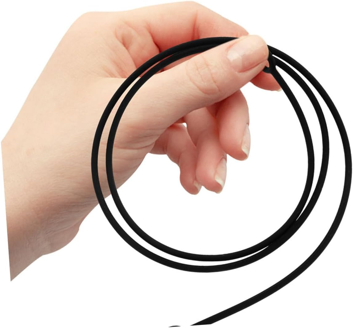 KOCKSHION Ear Plugs Lanyard Cord Detachable Silicone Earbud Replacement Strap Lightweight Small Black for Sports and Travel Use image number 2