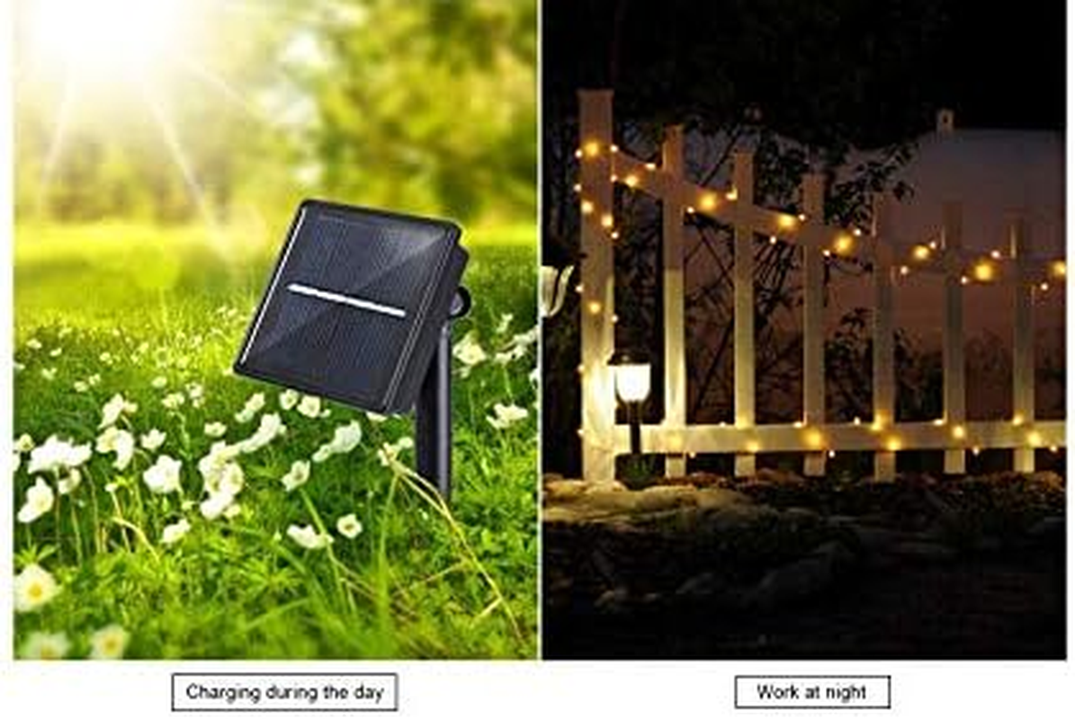 Outdoor LED Solar Lights String Waterfall Fairy Icicle Lights Party Garden Decoration Outdoor String Light (2M 10 Strands 200Led) image number 6