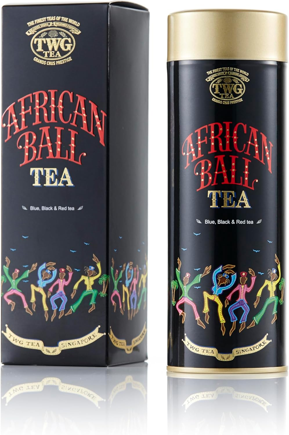 TWG Tea | African Ball Tea | Black Tea | Orchids & Spices | Haute Couture Tin, 100G | Gift Set