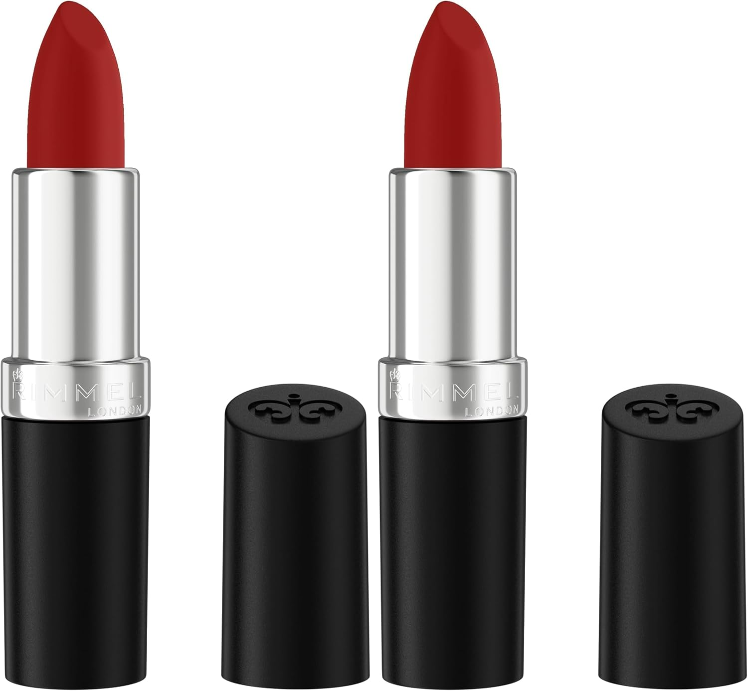 Rimmel Lasting Finish, 290 Sunset Rose, Satin Lipstick, Long-Lasting, Satin Finish, Rich Colour, Moisturising, Vegan Formula