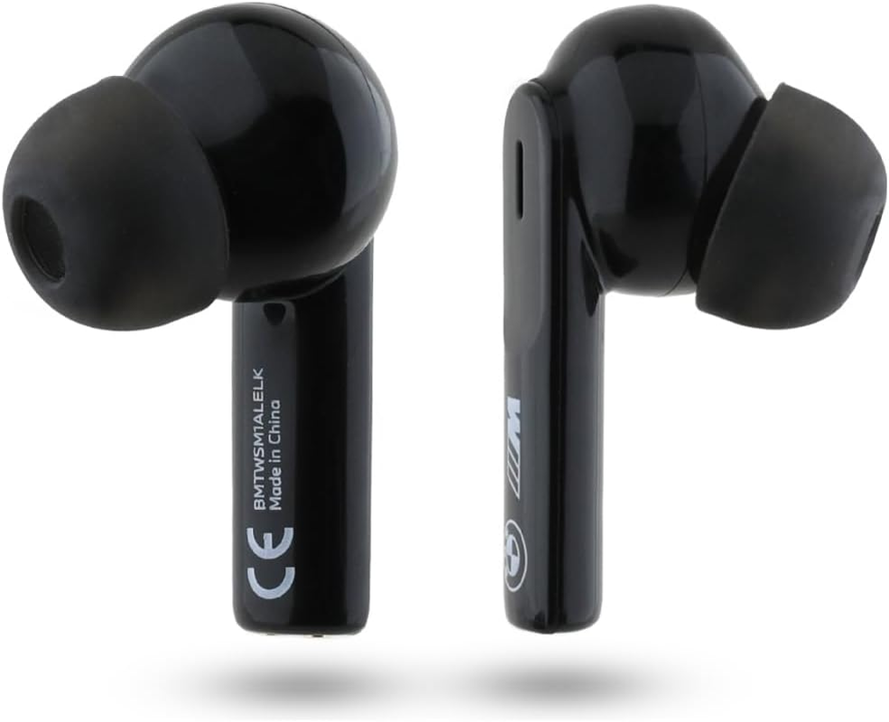 CG MOBILE BMW M Metal M Logo Print ANC-ENC Bluetooth TWS Headphones (Black) image number 2