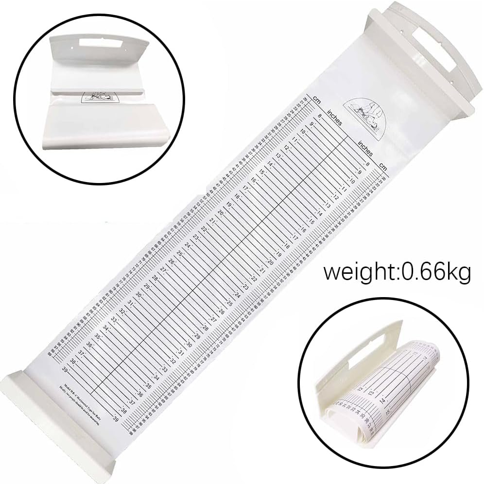 Baby Measuring Mat,Infant Height Chart,Baby Measuring Ruler,Growth Height Chart, Measuring Mat,Height Measurement Tape,For Toddler and Newborn image number 6