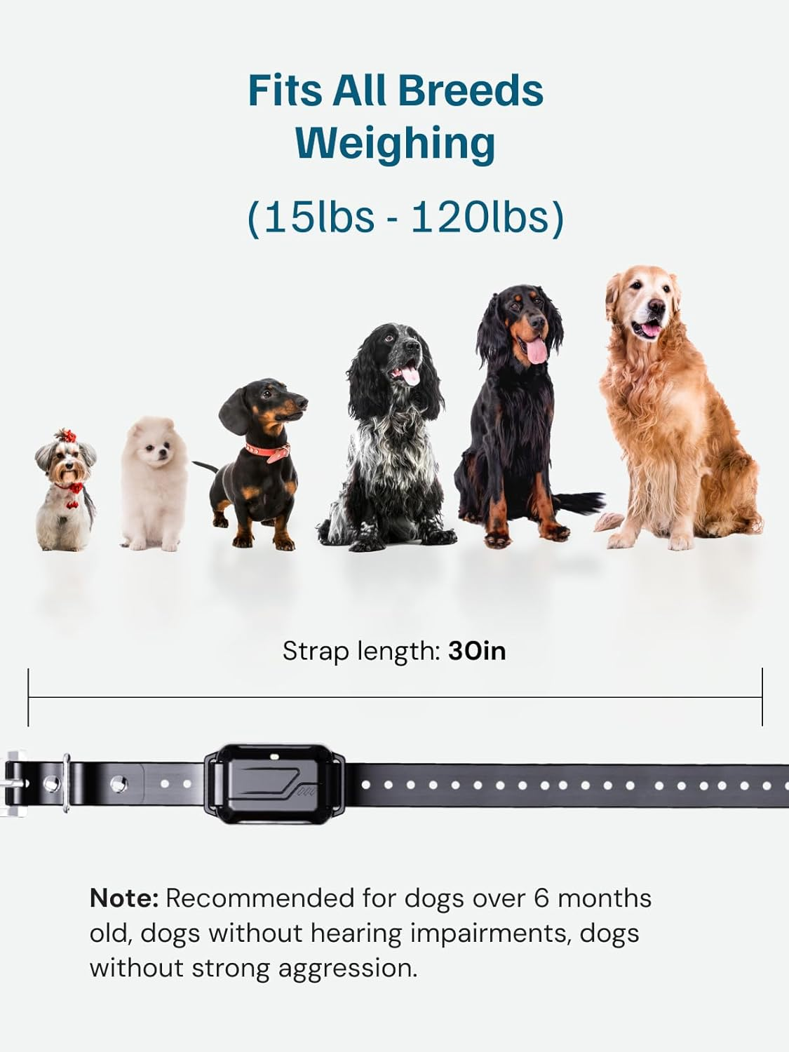 Anti Bark Collar for Dog Training: Barktec Bark Collars with Remote Control 2000Ft 3 Modes Beep Vibration Shock Dual Channel Waterproof Rechargeable Adjustable for Large Medium Small All Dogs image number 4