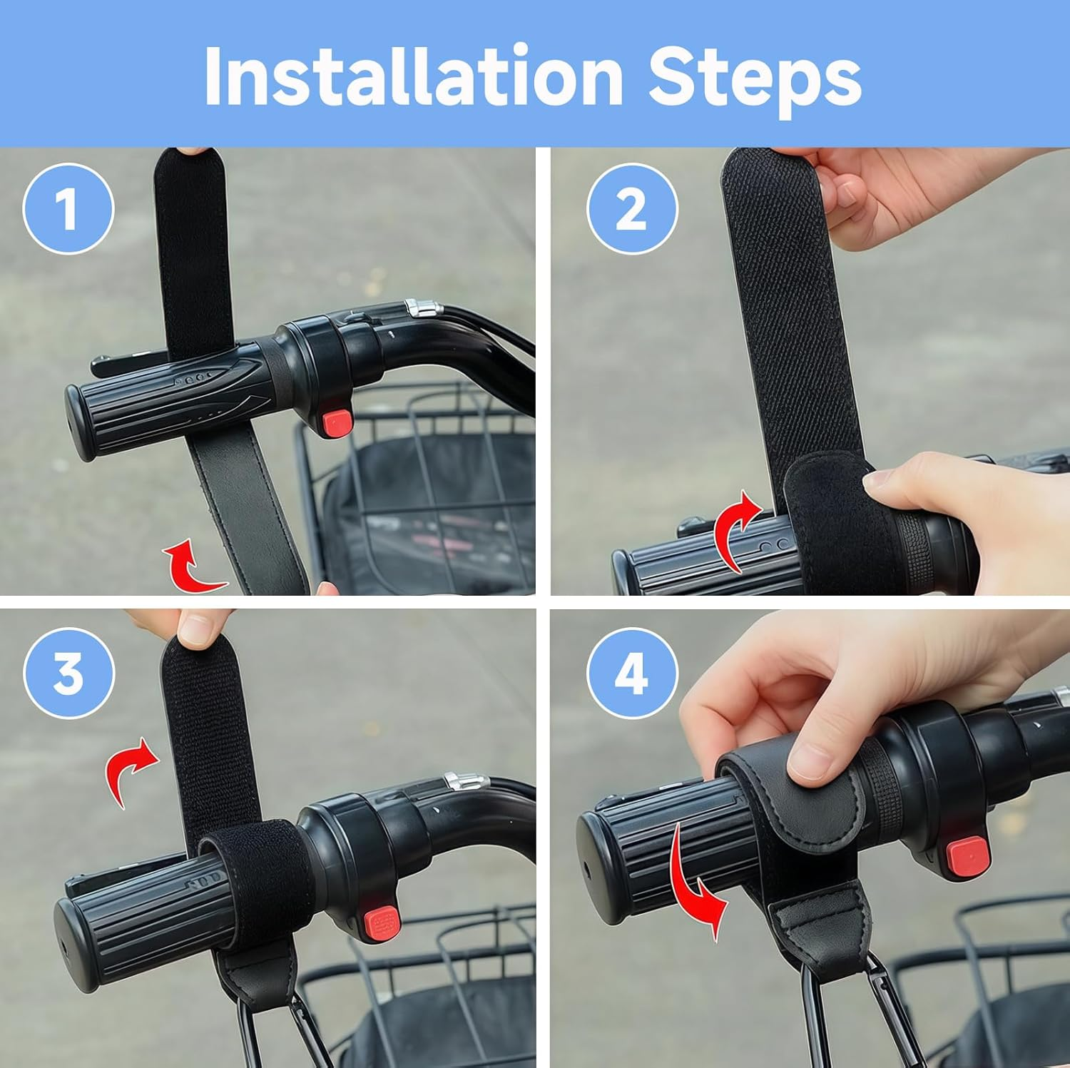 Teccfly 4 Pack Stroller Hooks, Heavy-Duty Baby Stroller Hooks Clips for Bags - Universal Pram Clips Fit Baby Stroller & Baby Pram, Essential Pram Accessories for Prams & Strollers​ image number 3