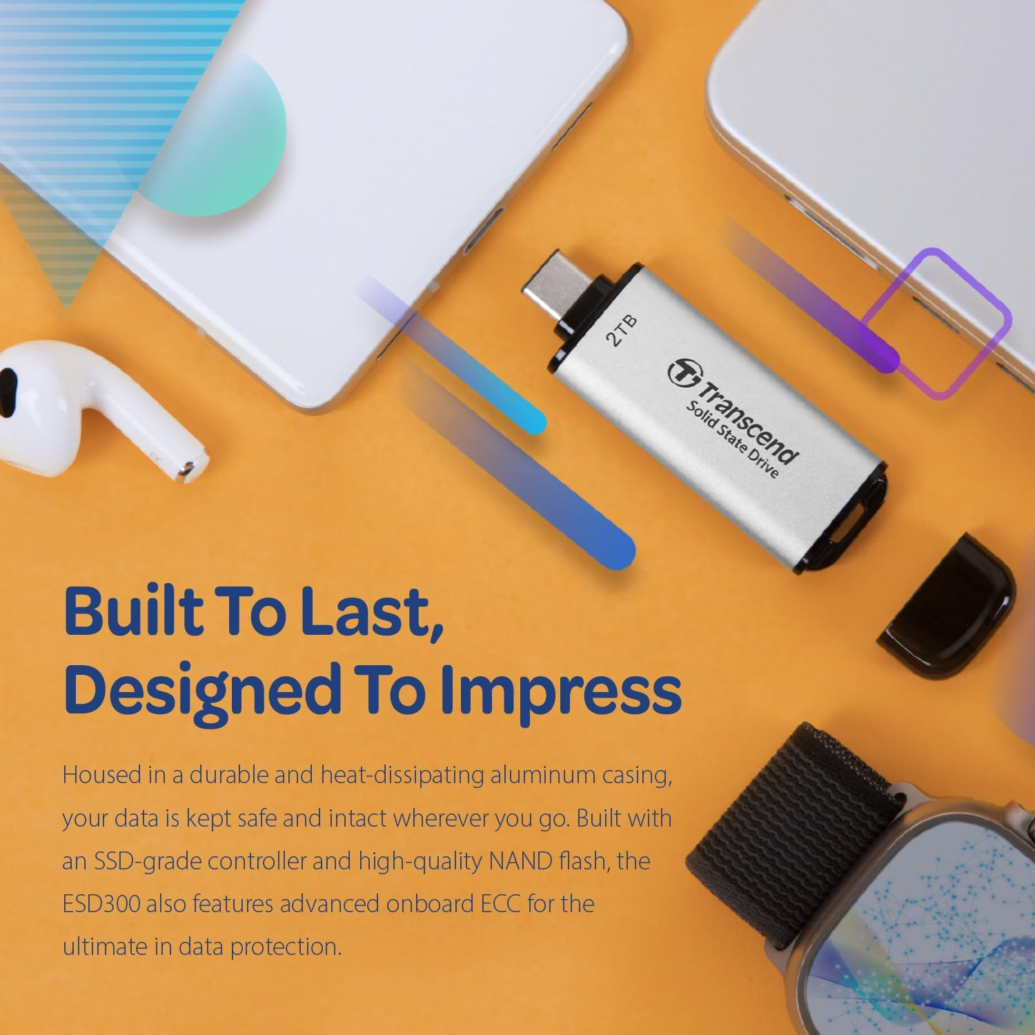 2TB Portable Solid State Drive 300S image number 4