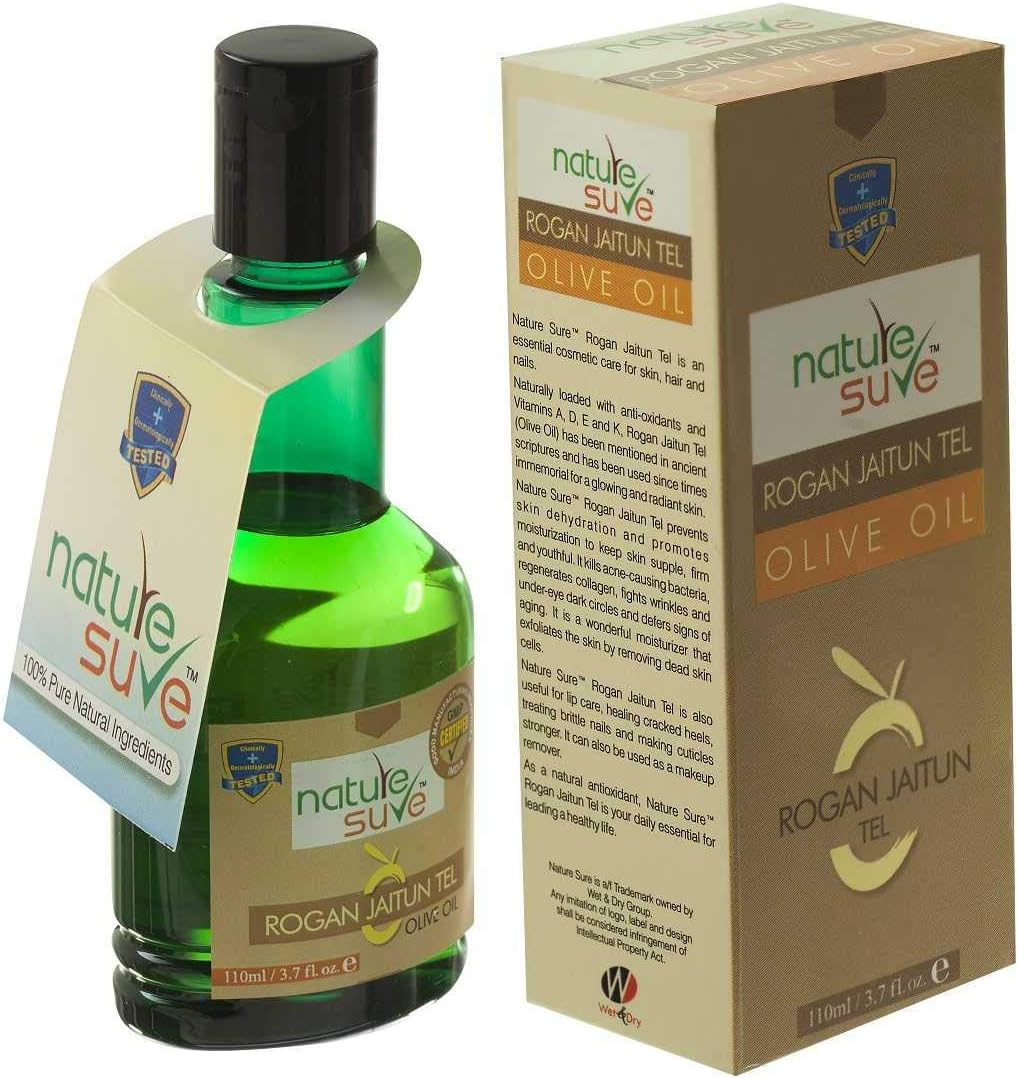 Nature Sure Combo - Castor Oil 110Ml (Arandi Tail) and Rogan Jaitun Tail (Olive Oil) 110Ml image number 5