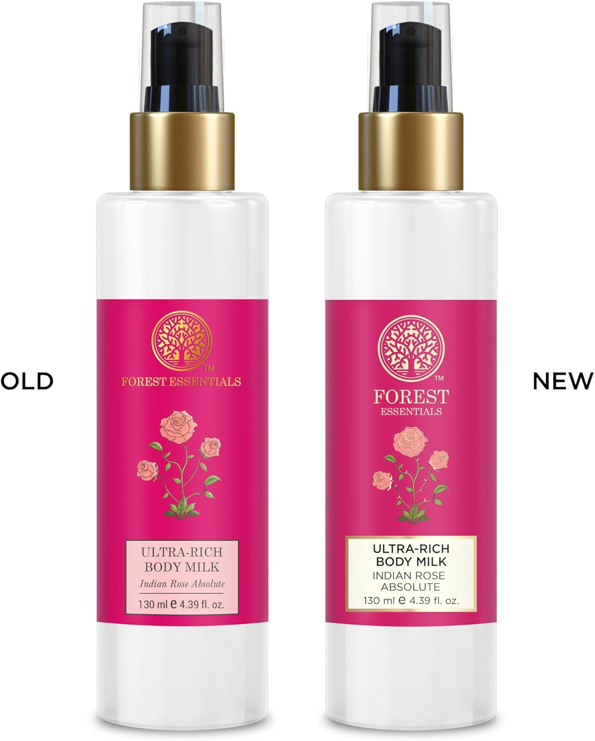 Forest Essentials Ultra-Rich Body Milk Indian Rose Absolute 130Ml (Body Lotion) image number 3